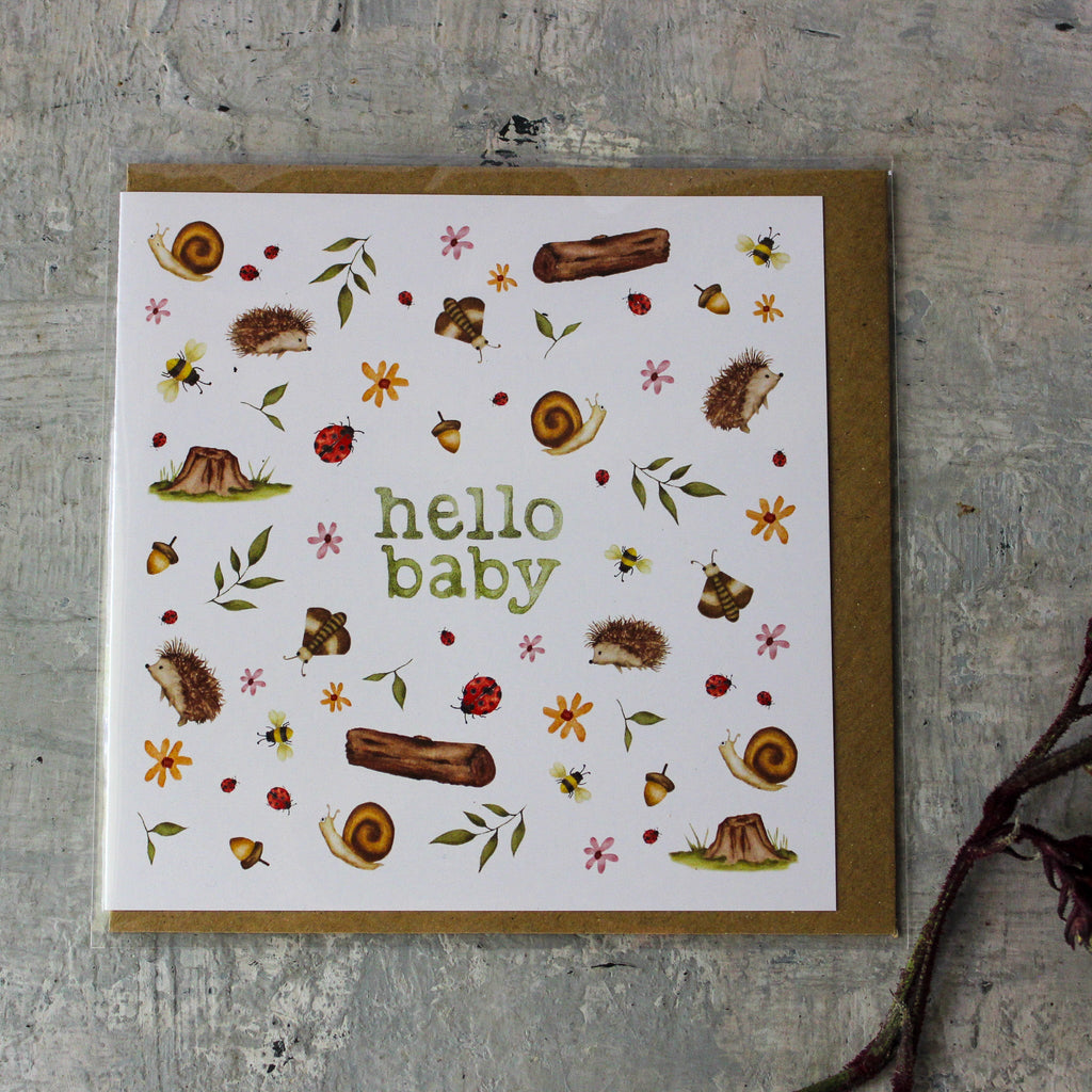 Hello Baby Card - Tribe Castlemaine