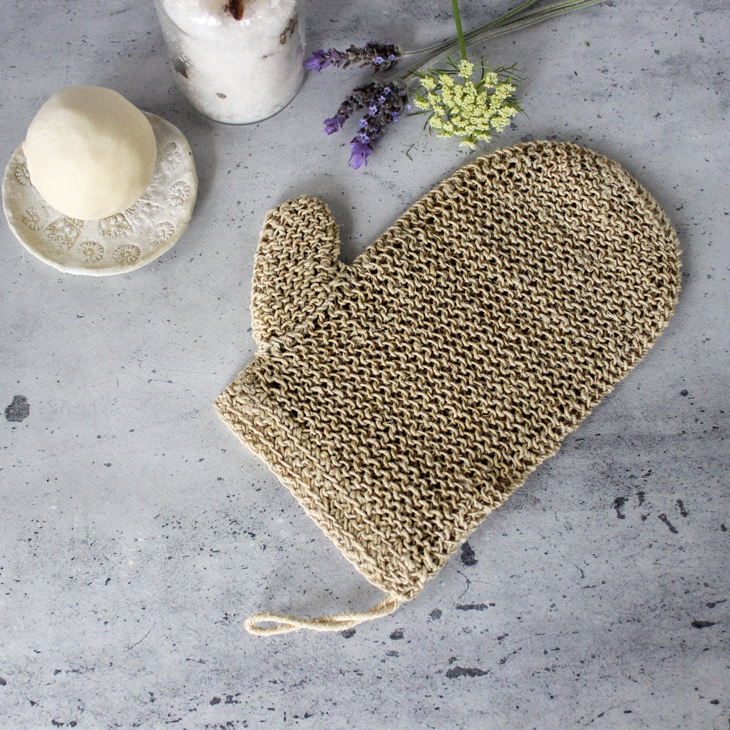 Hemp Bath Mitt - Tribe Castlemaine