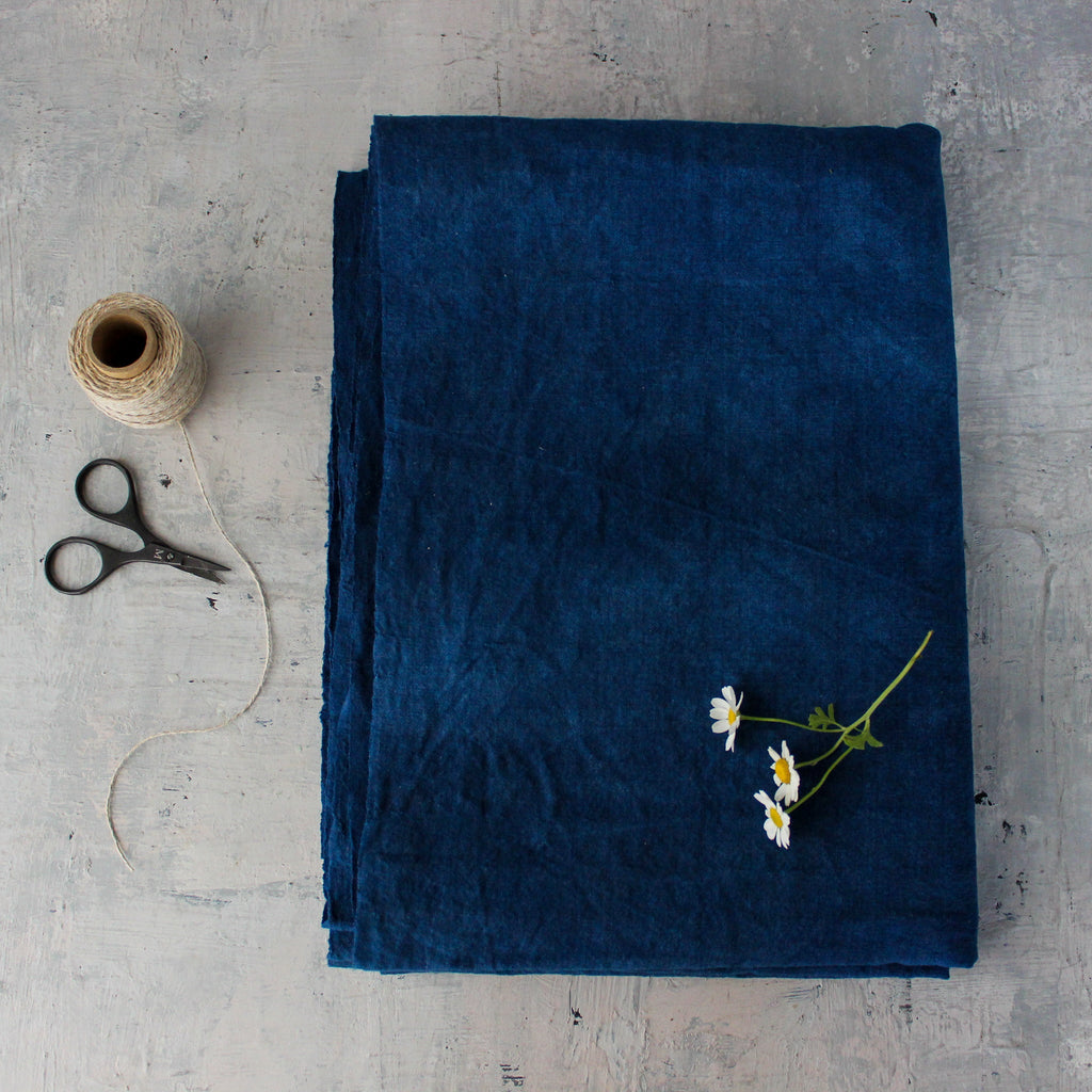 Indigo Hand Woven Fabric - Tribe Castlemaine