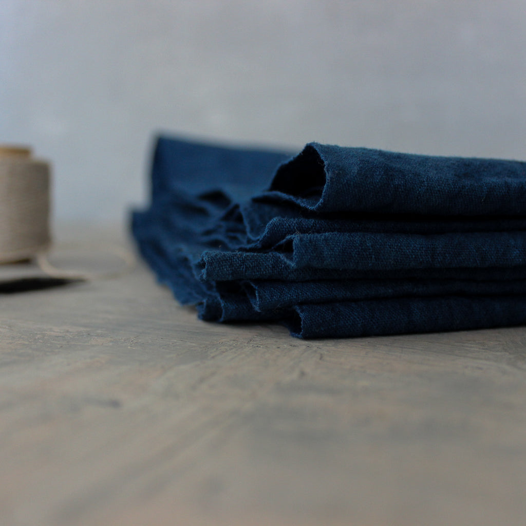 Indigo Hand Woven Fabric - Tribe Castlemaine
