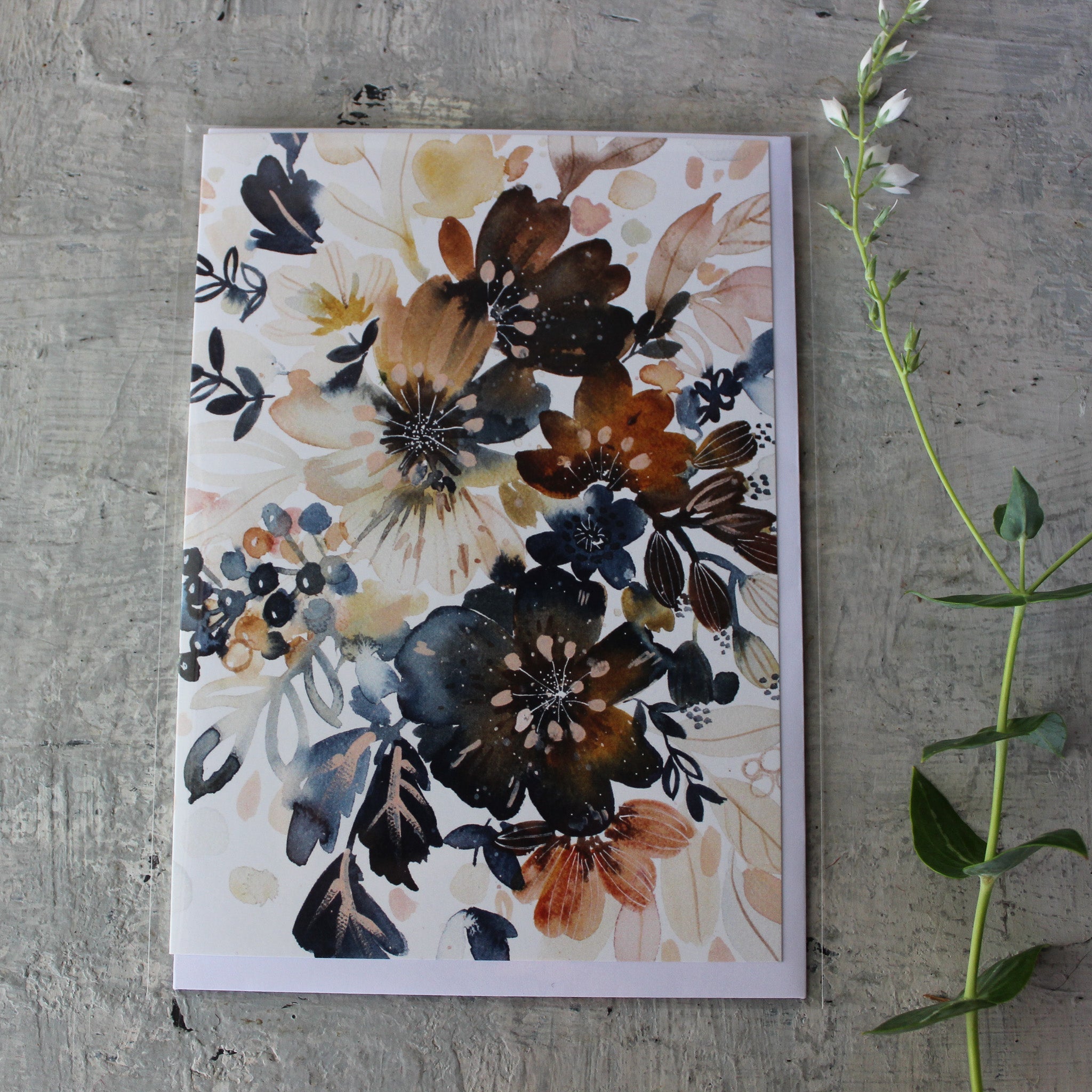 Inga Buividavice Card Autumn Florals - Tribe Castlemaine