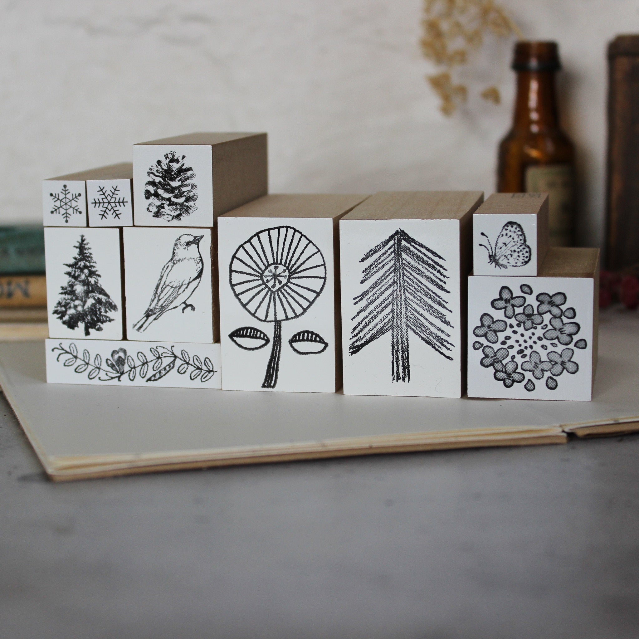 Japanese Rubber Stamps : Nature Collection - Tribe Castlemaine