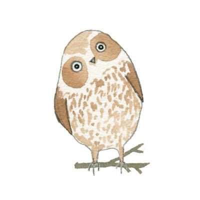 Jess Racklyeft Card Owl - Tribe Castlemaine