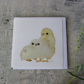 Jess Racklyeft Card Two Chicks - Tribe Castlemaine