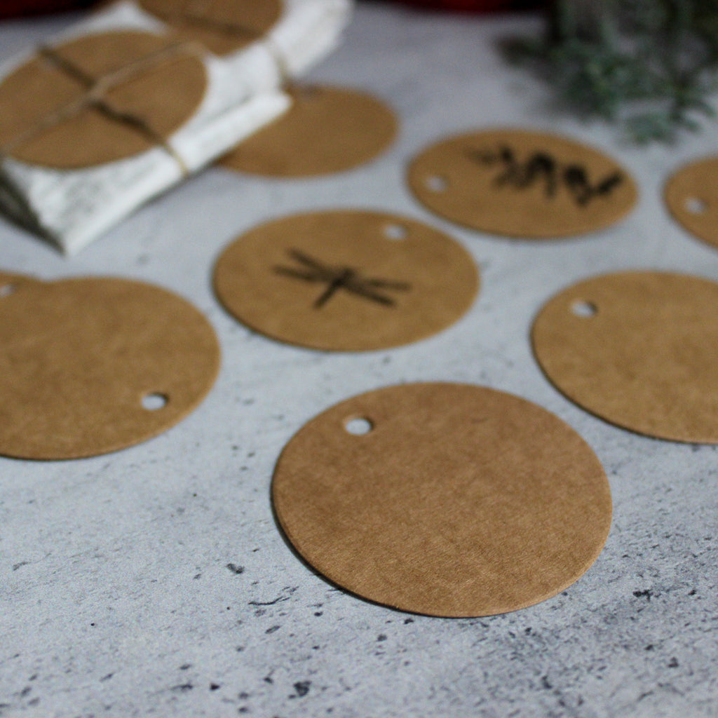 Kraft Round Swing Tags - Tribe Castlemaine