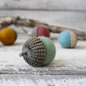 Large Felt Acorns - Tribe Castlemaine