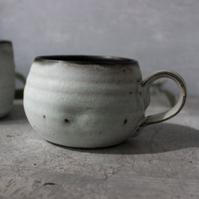 Large Grey Handled Mugs - Tribe Castlemaine