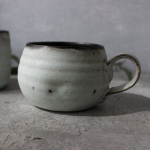 Large Grey Handled Mugs - Tribe Castlemaine