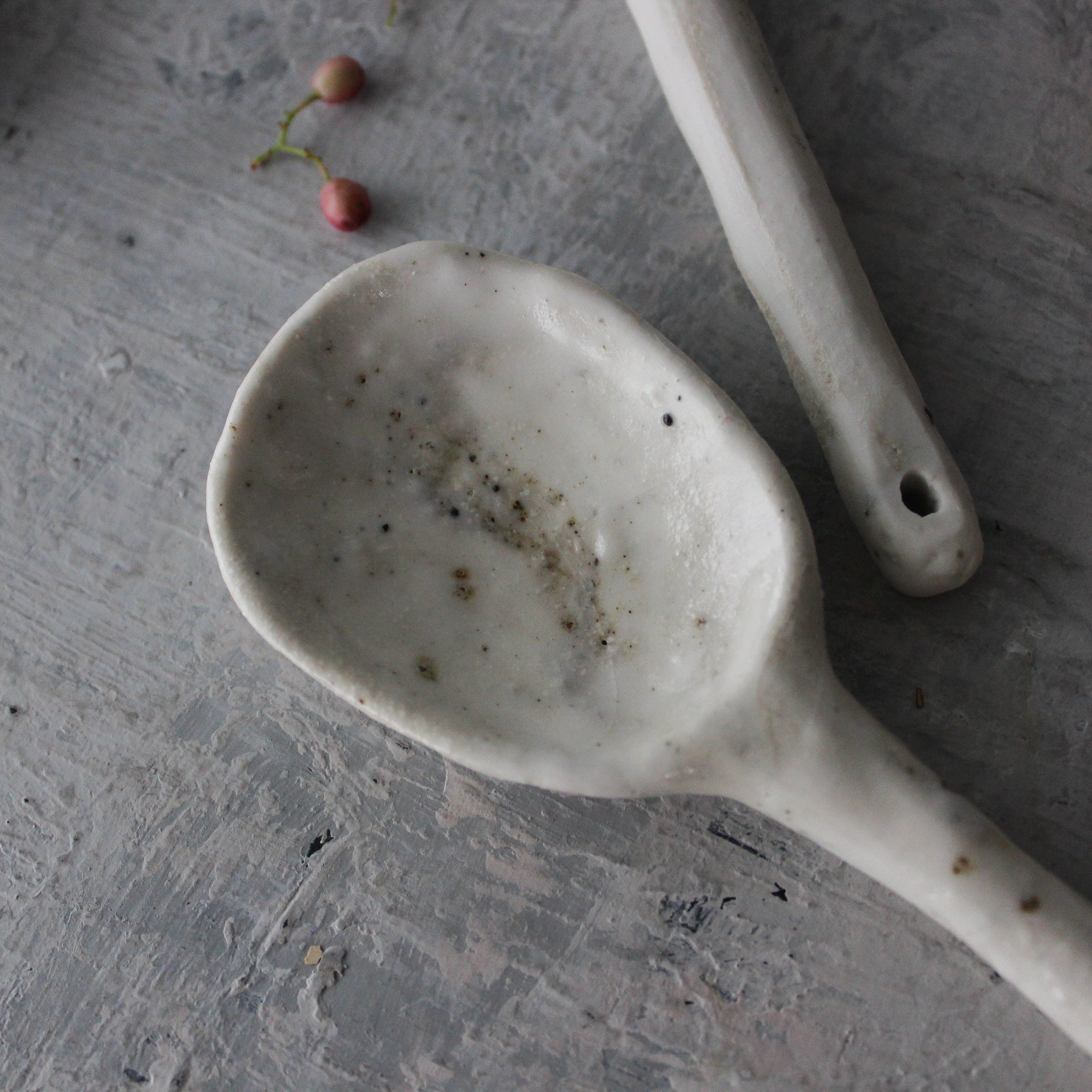 Large Marbled Ceramic Spoons - Tribe Castlemaine