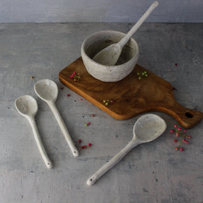 Large Marbled Ceramic Spoons - Tribe Castlemaine
