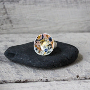 Large Porcelain Rings : Stars & Cells - Tribe Castlemaine