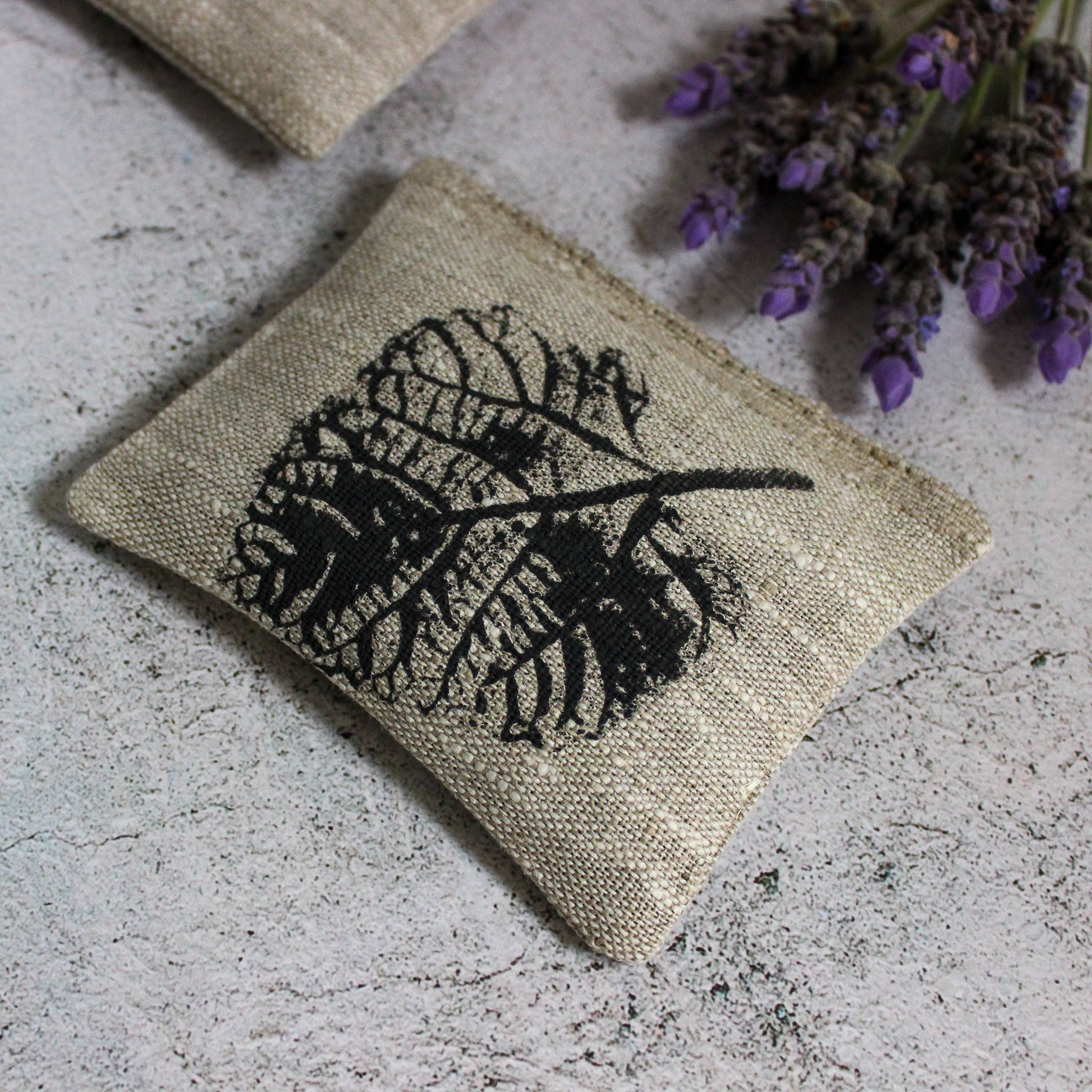 Leaf Print Lavender Bags - Tribe Castlemaine