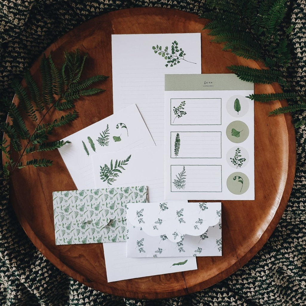 Letter Writing Set : Fern - Tribe Castlemaine