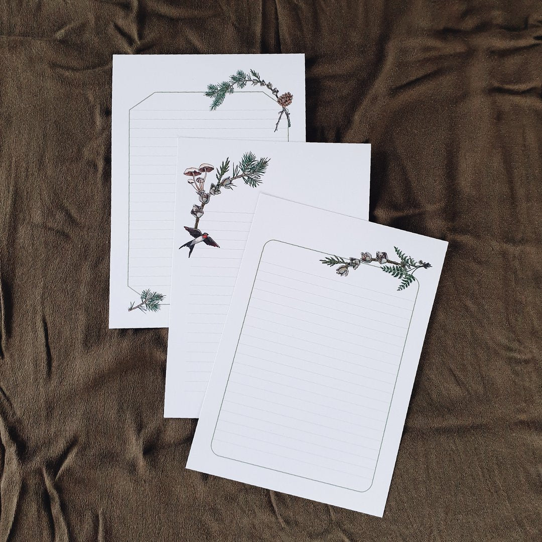 Letter Writing Set : Woodland - Tribe Castlemaine