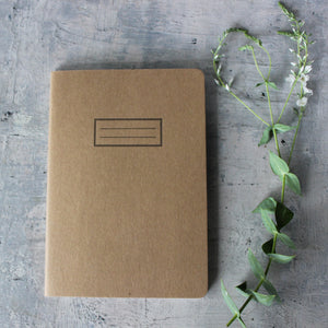 Letterpress Classic Exercise Book - Tribe Castlemaine