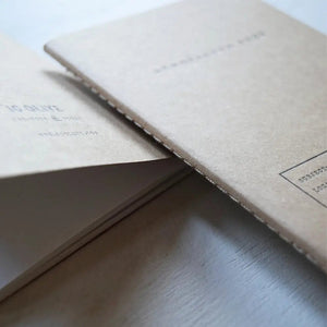 Letterpress Classic Memo Book - Tribe Castlemaine