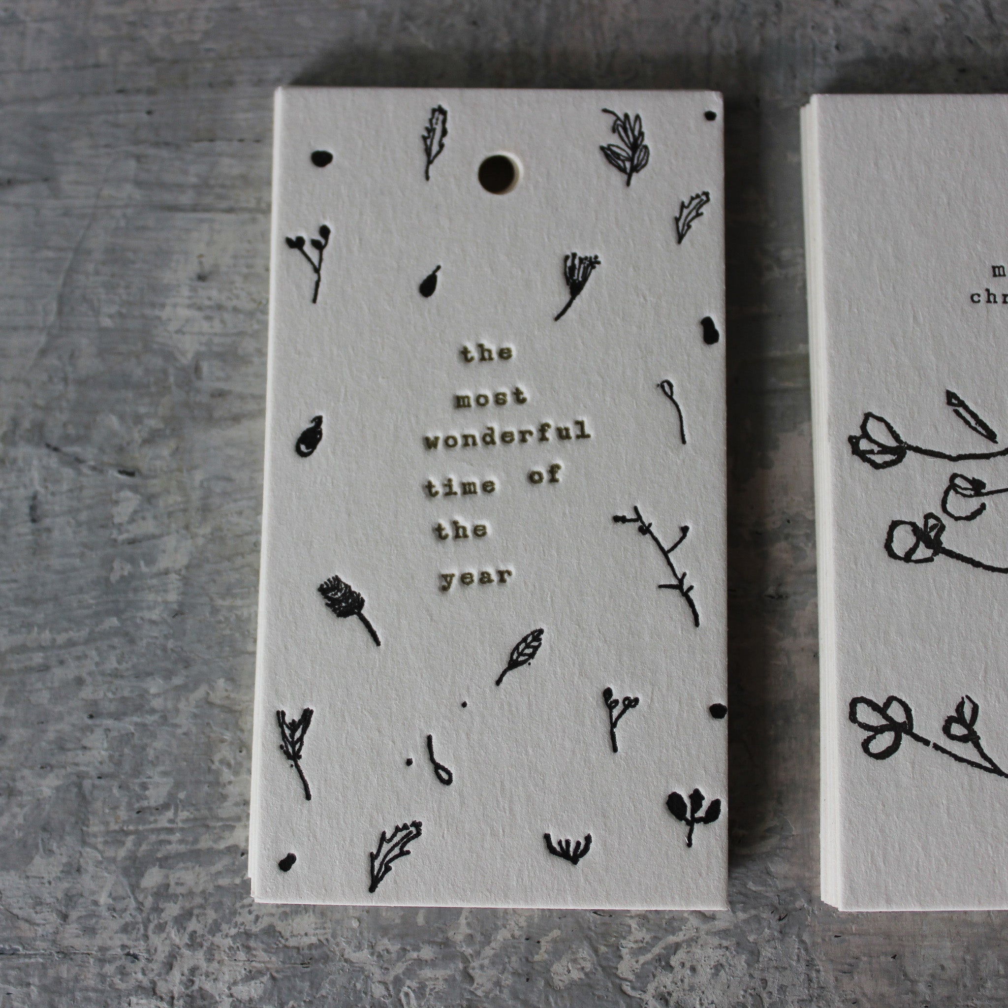 Letterpress Gift Tags - Tribe Castlemaine