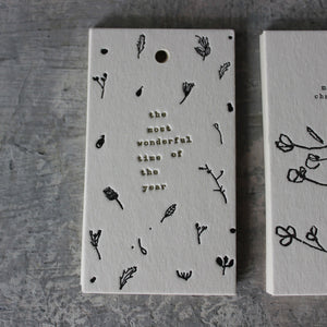 Letterpress Gift Tags - Tribe Castlemaine