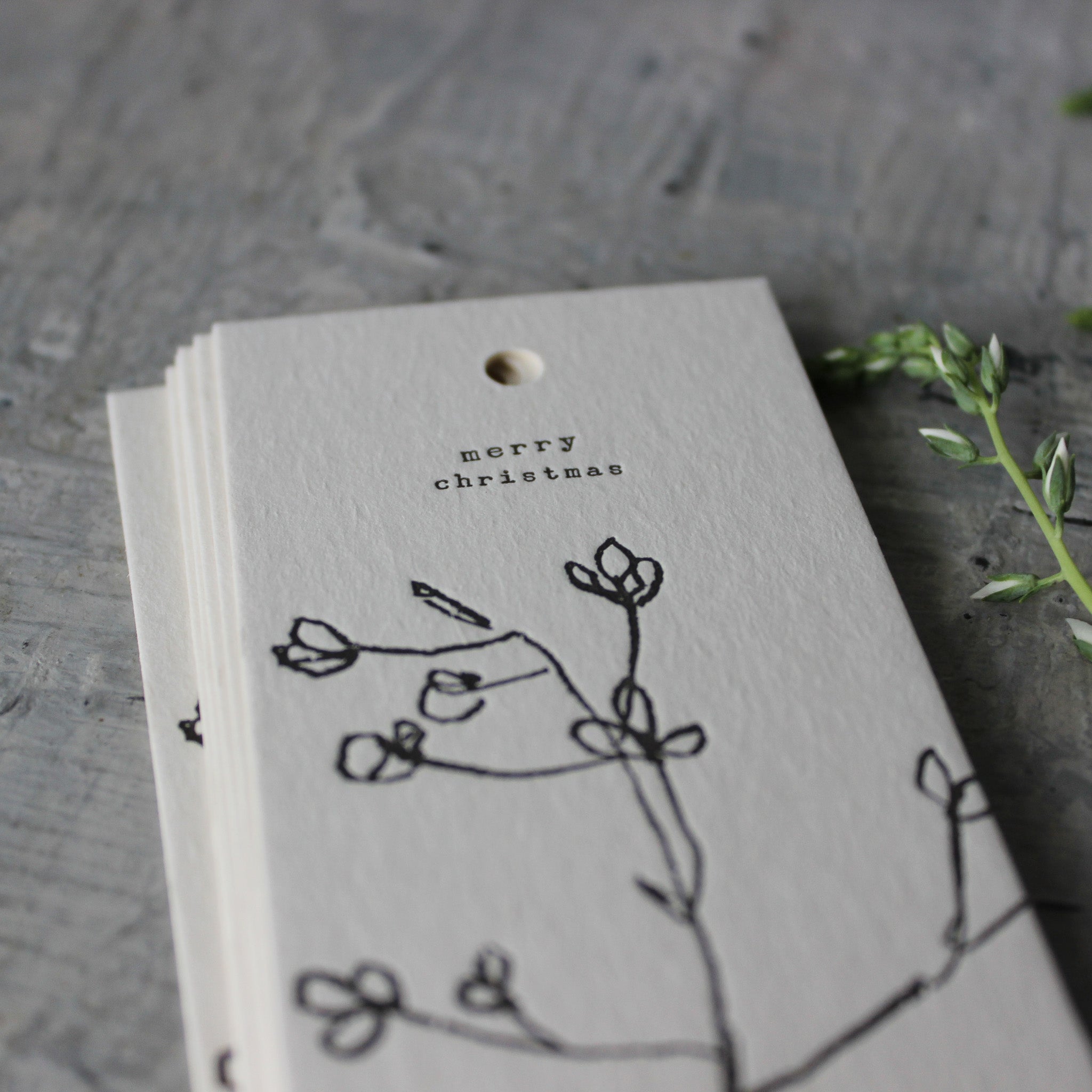 Letterpress Gift Tags - Tribe Castlemaine