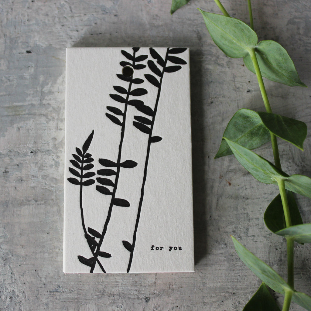Letterpress Gift Tags - Tribe Castlemaine
