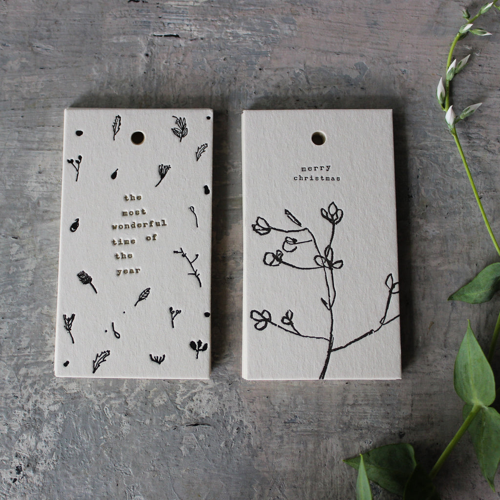 Letterpress Gift Tags - Tribe Castlemaine