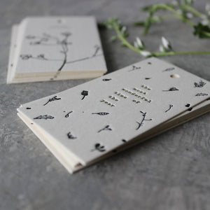 Letterpress Gift Tags - Tribe Castlemaine