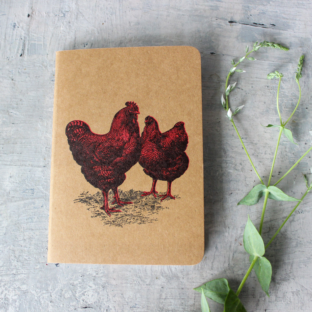 Letterpress Print Memo Books - Tribe Castlemaine