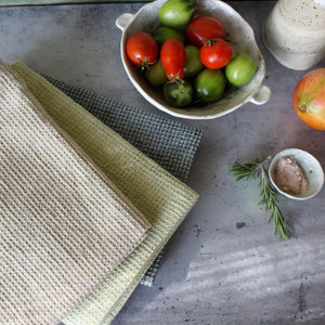 Linen Cotton Waffle Tea Towels - Tribe Castlemaine