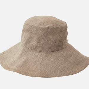 Linen Sun Hat : Natural - Tribe Castlemaine