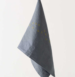 Linen Table Runners with Slow Stitch Detail - Tribe Castlemaine