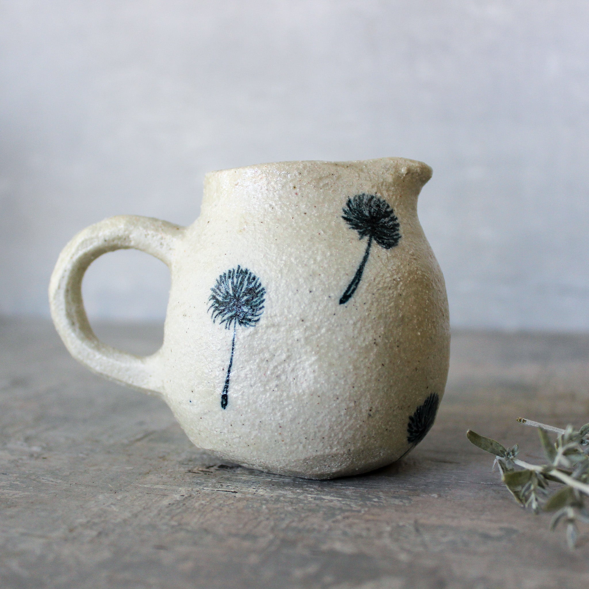 Little Ceramic Jug : Dandelion - Tribe Castlemaine