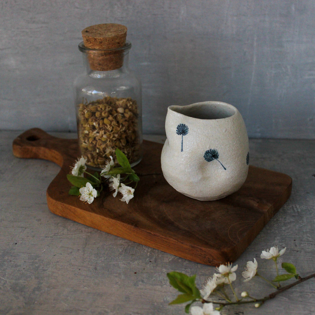 Little Ceramic Pourer Jugs Dandelion - Tribe Castlemaine