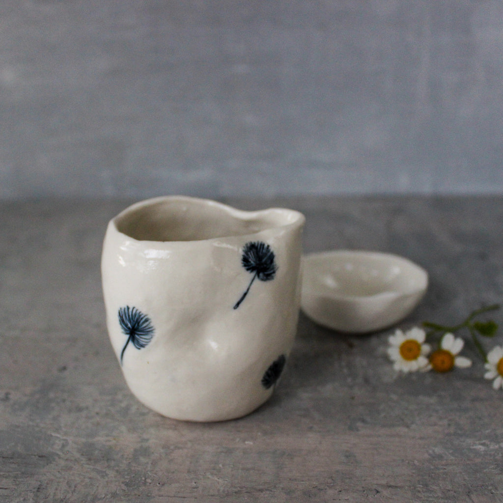 Little Ceramic Pourer Jugs Dandelion - Tribe Castlemaine