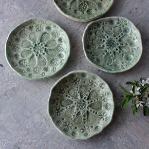 Little Ceramic Trays Green - Tribe Castlemaine