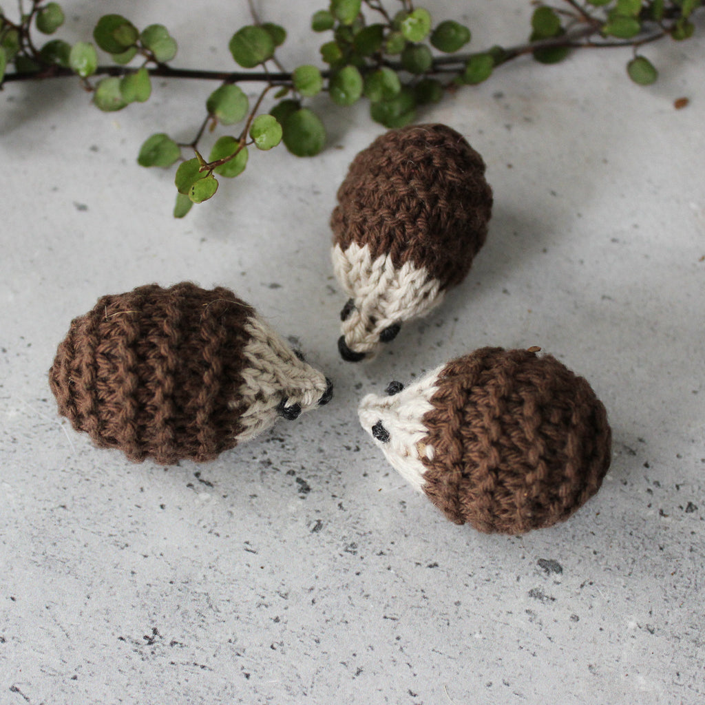Little Knitted Hedgehogs - Tribe Castlemaine