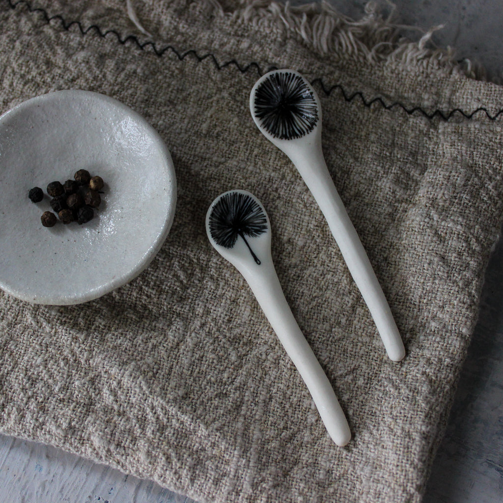 Little Porcelain Spoons Painted Detail - Tribe Castlemaine