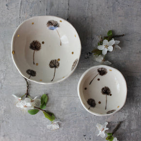 Little Sepia Dandelion Dishes - Tribe Castlemaine