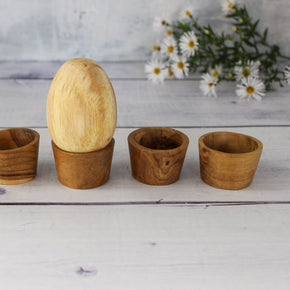 Little Wooden Cups, Dishes & Spoons - Tribe Castlemaine