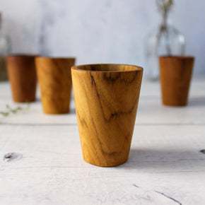 Little Wooden Cups, Dishes & Spoons - Tribe Castlemaine