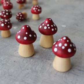 Little Wooden Toadstools - Tribe Castlemaine