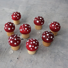Little Wooden Toadstools - Tribe Castlemaine