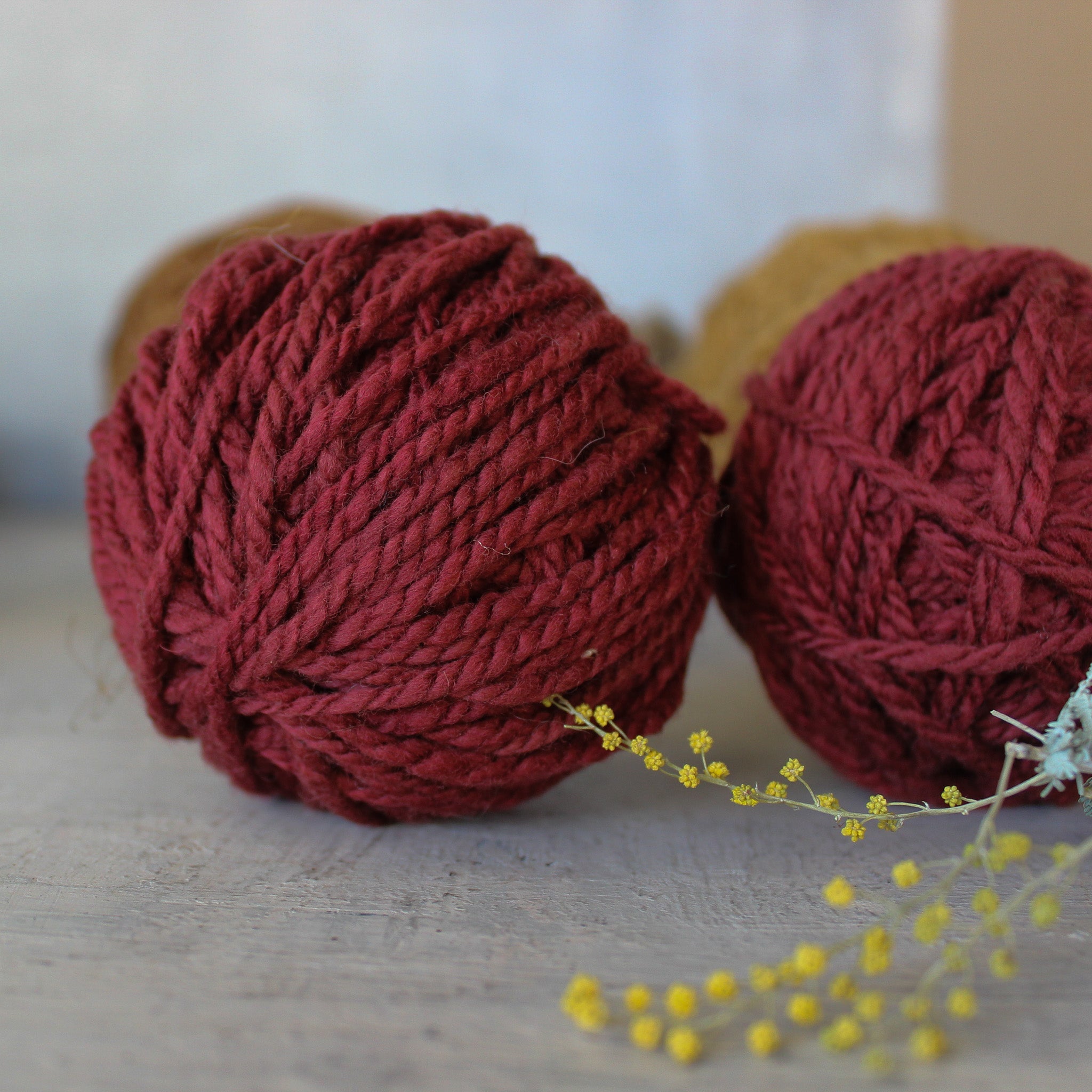 Local Handspun Plant Dyed Yarn Balls - Tribe Castlemaine