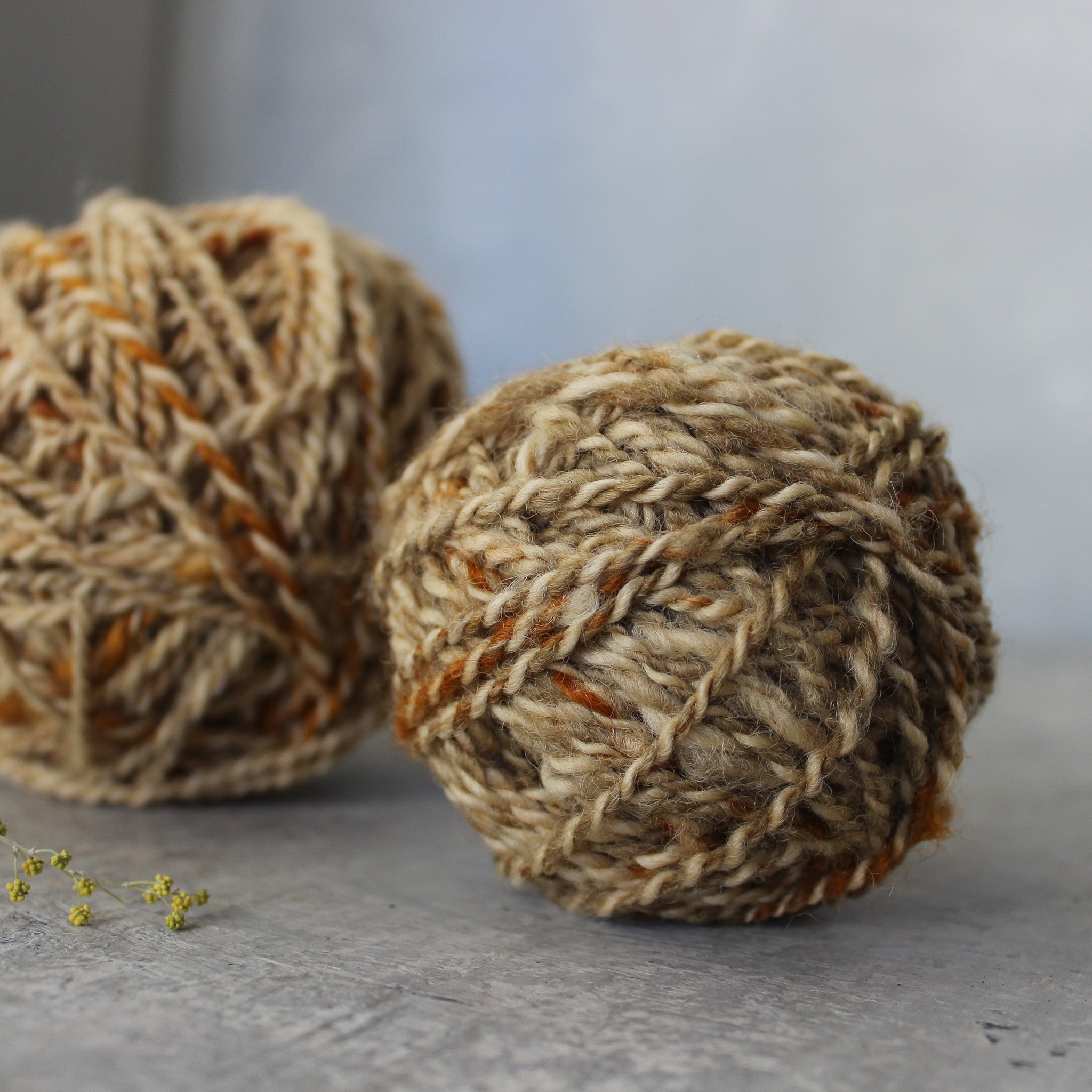 Local Handspun Plant Dyed Yarn Balls - Tribe Castlemaine