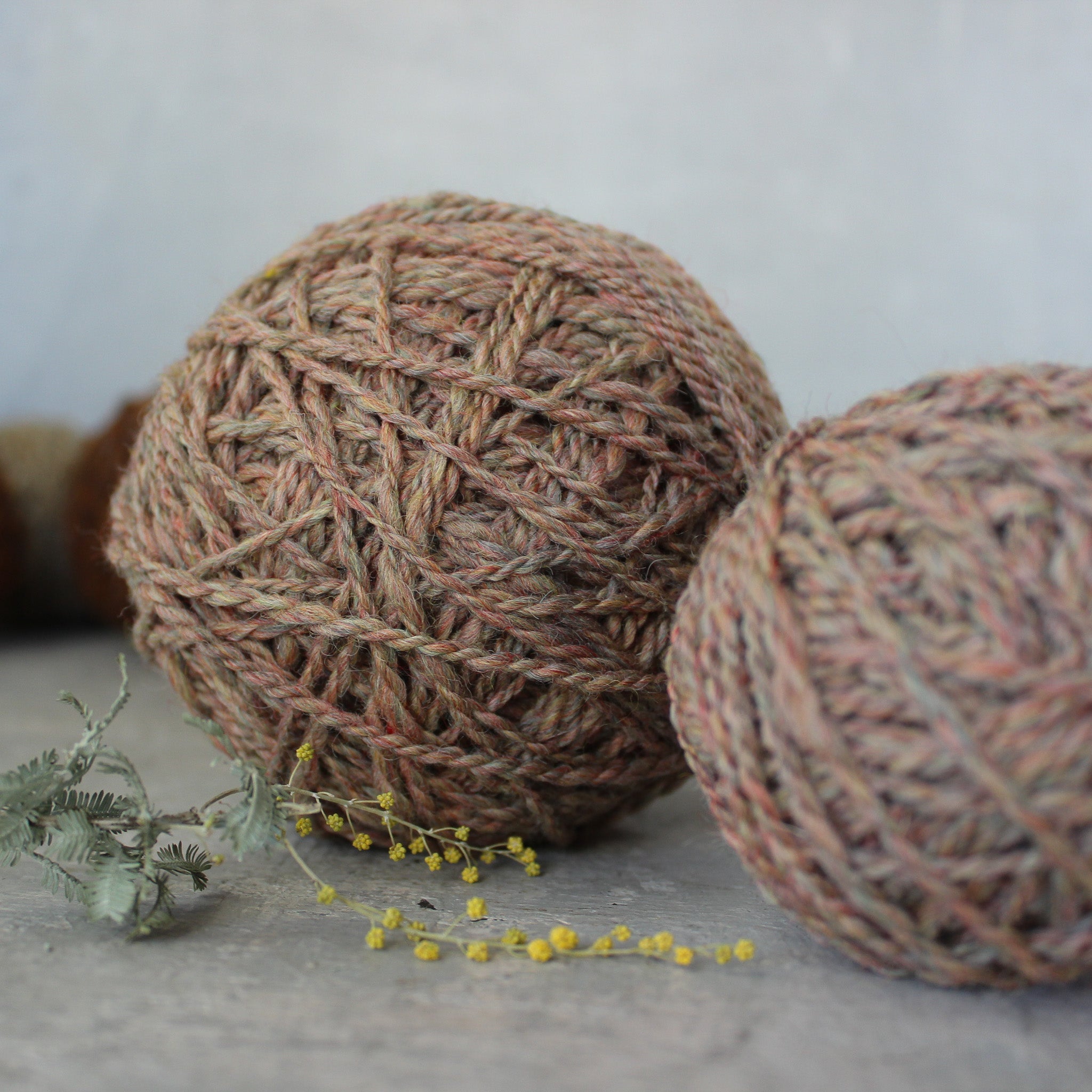 Local Handspun Plant Dyed Yarn Balls - Tribe Castlemaine