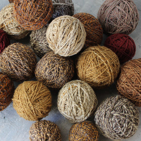 Local Handspun Plant Dyed Yarn Balls - Tribe Castlemaine