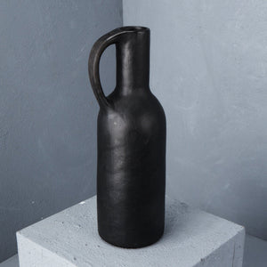 Longpi Pottery Bottle Vase - Tribe Castlemaine