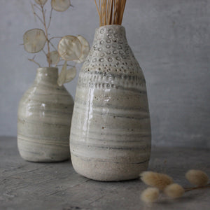 Marbled Bottle Vases - Tribe Castlemaine