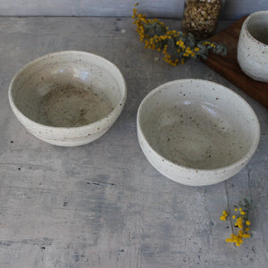 Marbled Ceramic Breakfast Bowls - Tribe Castlemaine