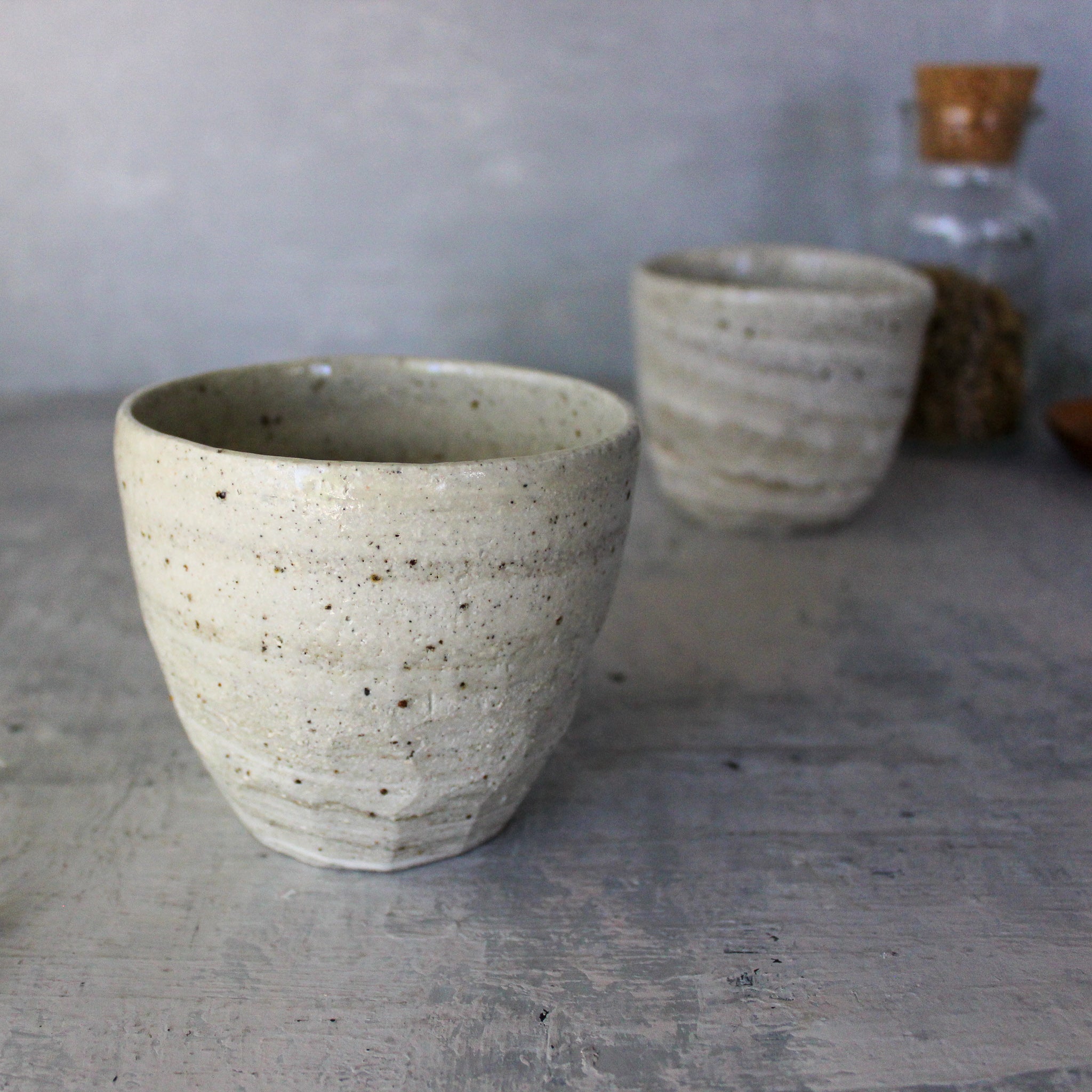 Marbled Ceramic Latte Cups - Tribe Castlemaine