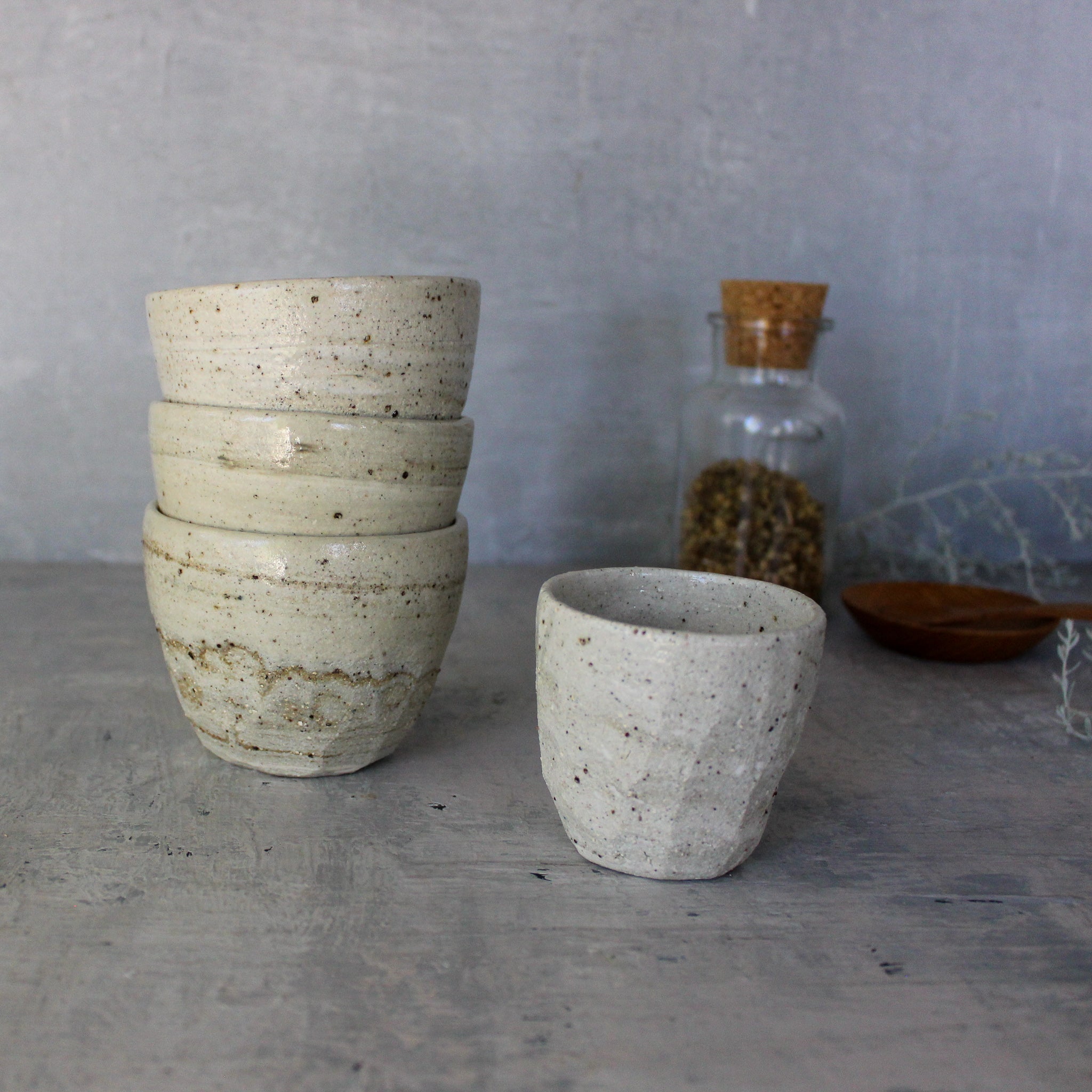 Marbled Ceramic Latte Cups - Tribe Castlemaine